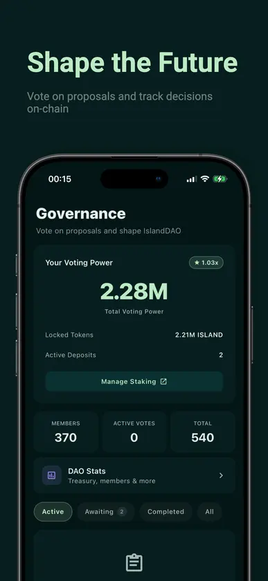 IslandDAO screenshot 3