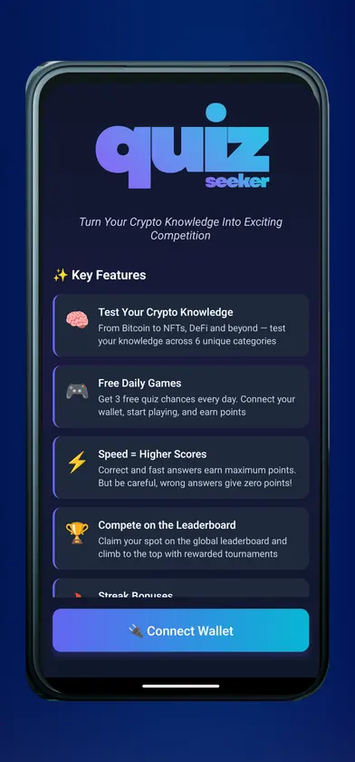 QuizSeeker screenshot 1