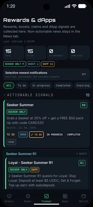 Seeker Radar screenshot 6