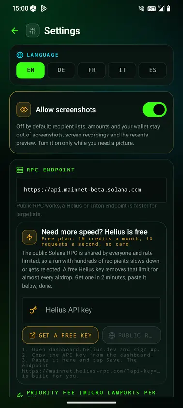 MASTRsender screenshot 6
