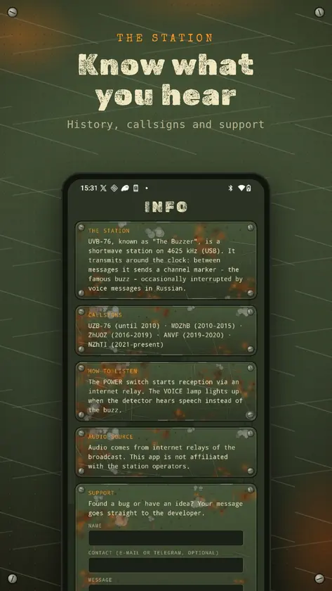 The Bazzer UVB76 screenshot 4
