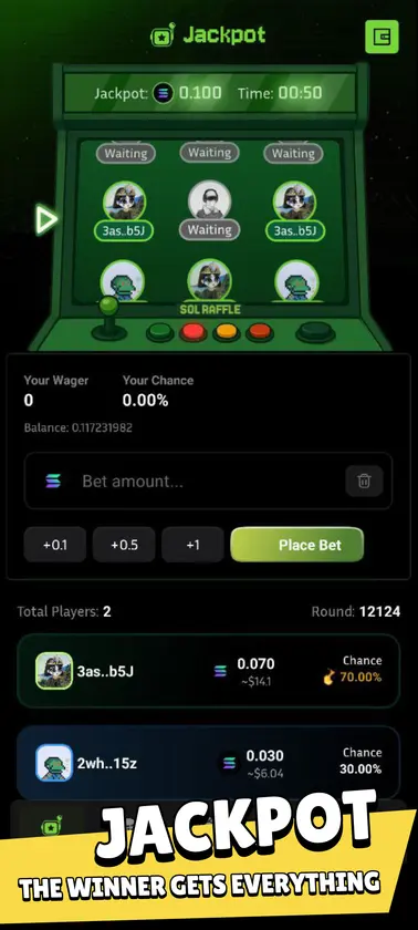 SOL Raffle screenshot 2