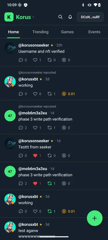 Korus screenshot 1