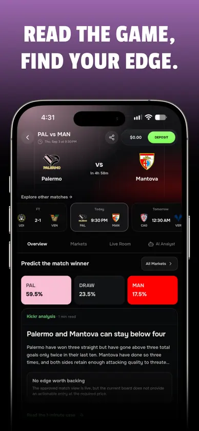 Kickr screenshot 2