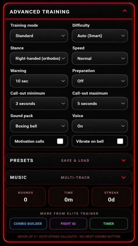 Elite Trainer Striking screenshot 2