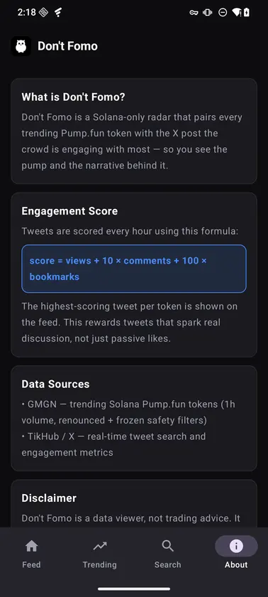Don't Fomo screenshot 3