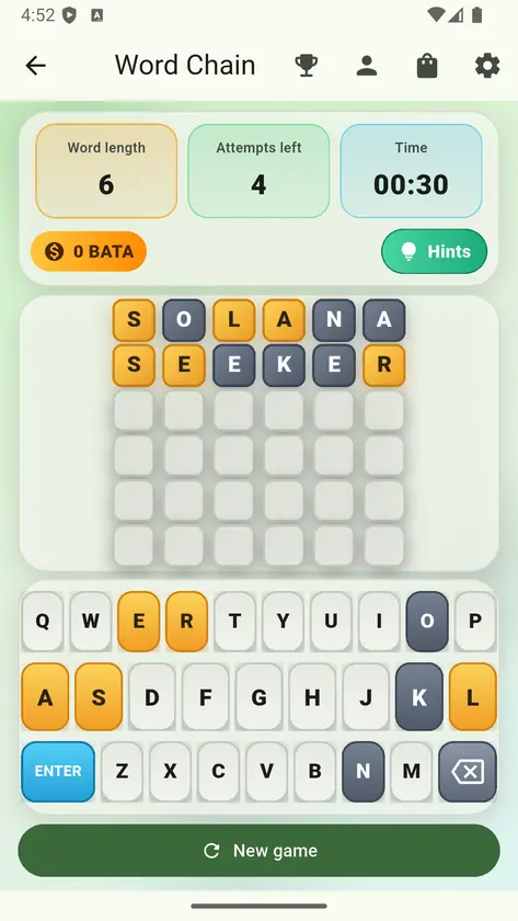 WORD CHAIN screenshot 1