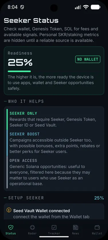 Seeker Radar screenshot 1