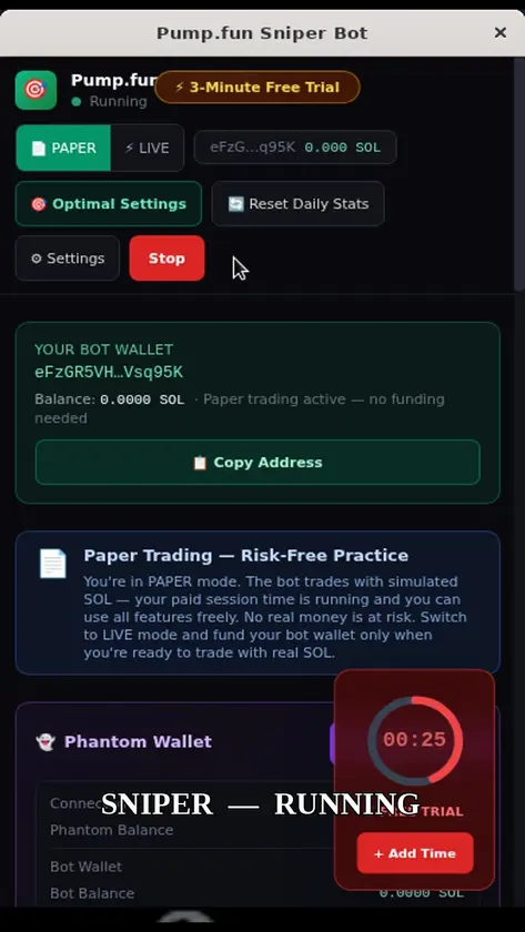 Pump Sniper screenshot 2