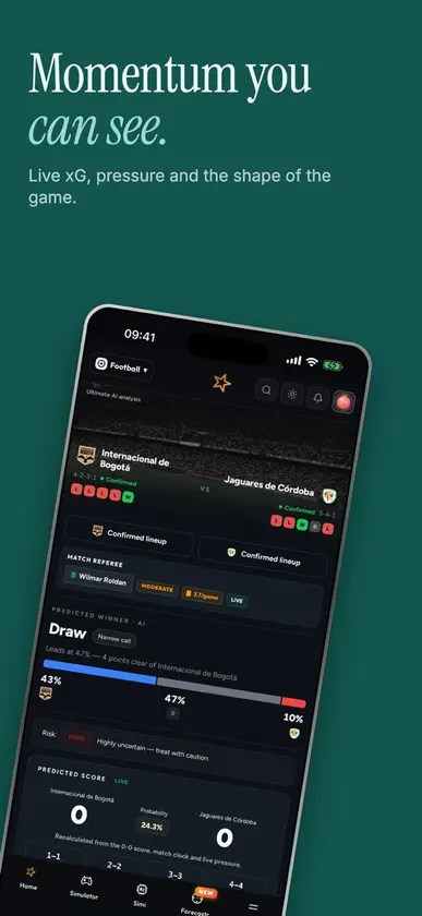 SimStar: Live AI Sports screenshot 2