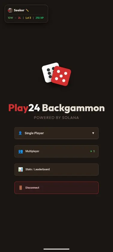 Backgammon Play24 screenshot 1