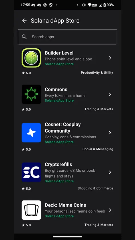 LionDApp screenshot 2
