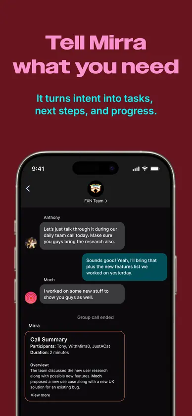 Mirra: Personal OS screenshot 2