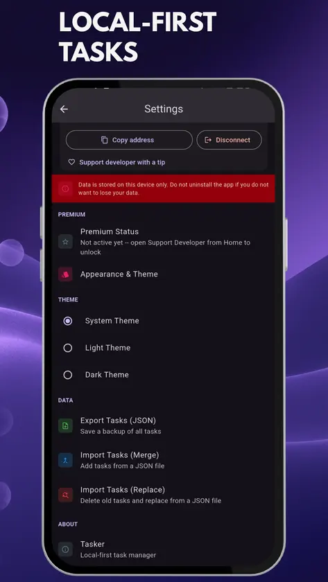 Tasker - Lists & Tasks screenshot 4