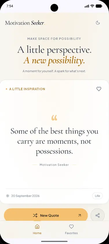 motivation seeker screenshot 2