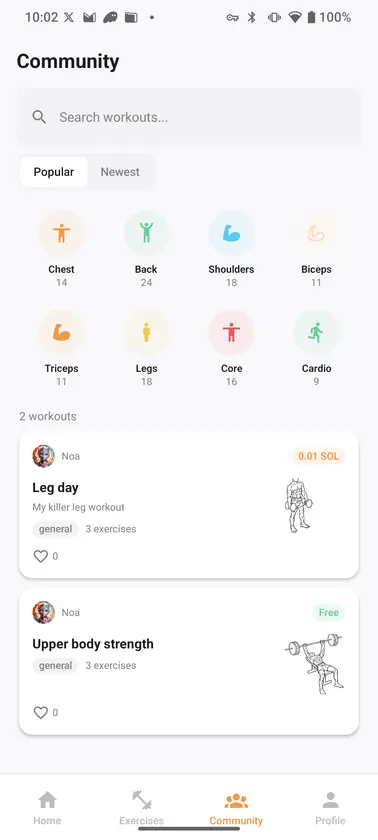 WorkoutBro screenshot 2