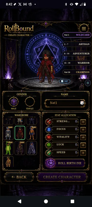 Nat 1: RollBound screenshot 1
