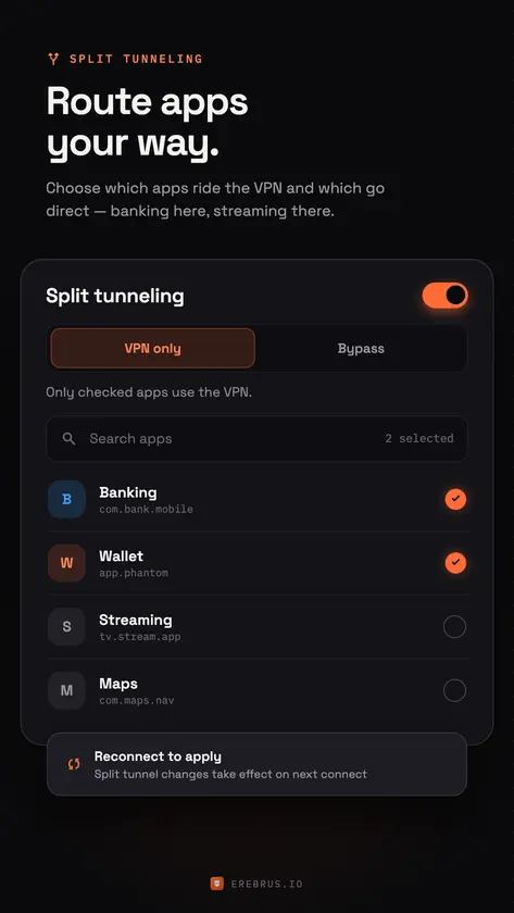 Erebrus VPN screenshot 4